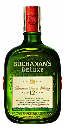 Whisky Buchanans Deluxe X750 Ml 12 Años - mL a $264