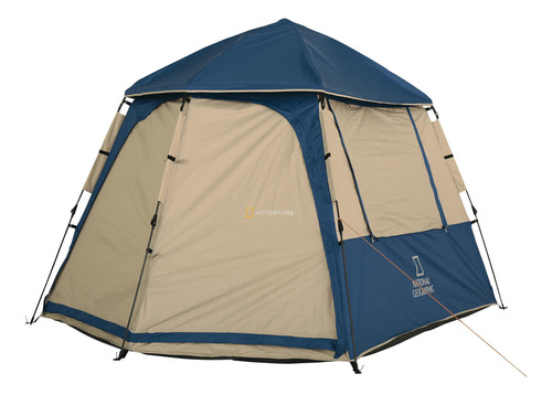 Carpa Camping National Geographic Carpa Instant 6 Personas K Color Azul