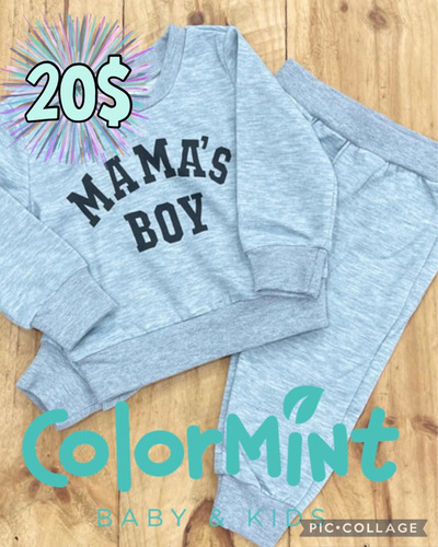 Conjunto Deportivo Bebe Niño Mamas Boy