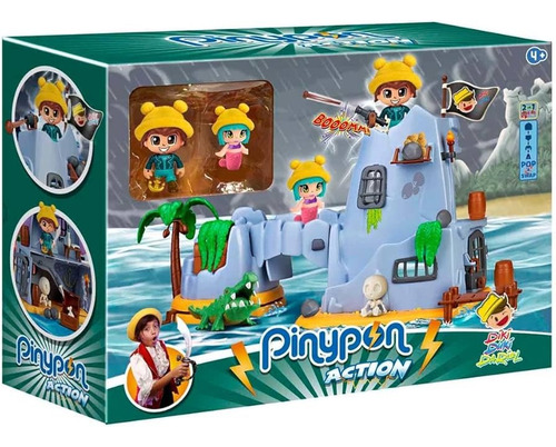 Pinypon Action Isla Pirata Duki Dariel