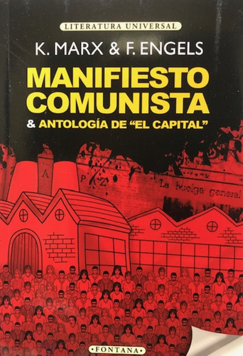 Manifiesto Comunista Y Antología De El Capital, De Marx Engels. Editorial Fontana, Tapa Blanda, Edición 1 En Español