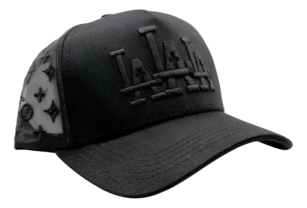 Gorra Rude Awakenings Lalala Negra Malla 100% Negro Único