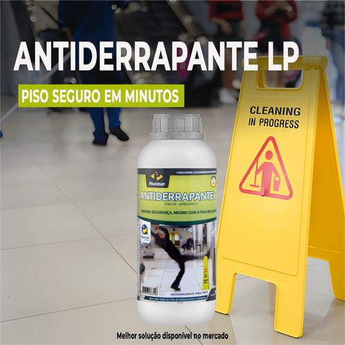 Antiderrapante Lp 1 Litros Pisoclean Ceramicas E Marmores