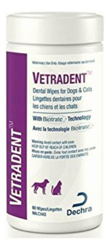 Dechra Vetradent Toallitas Dentales Para Perros Y Gatos, 60