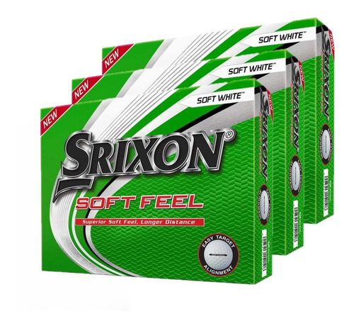 Imagen 1 de 4 de Pelotas Srixon Soft Feel X 36 Pagas 2 Llevas 3 Doc Buke Golf