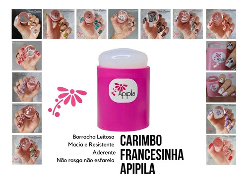 Imagem 2 de 2 de Como Fazer Francesinha Carimbo De Unhas -grátis Borracha.