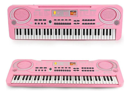 Teclado/piano Musical Infantil Para Niños Con Micrófono