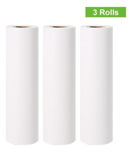 - Rollo De Papel Térmico Blanco No Adhesivo Poooli De 110 X