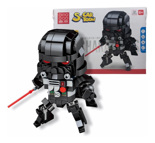 Imagen 1 de 9 de Ladrillos Encastrables Star Wars Juguete Darth Vader Dark