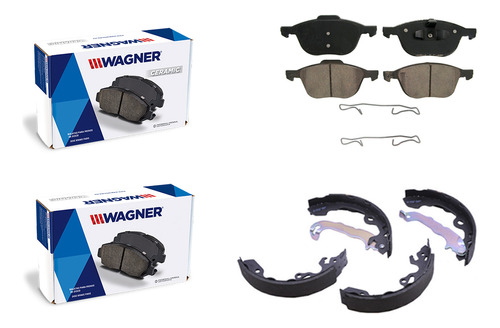 Kit Balatas Delantera Traserat Ceram Wgnn Focus Sedan 2005