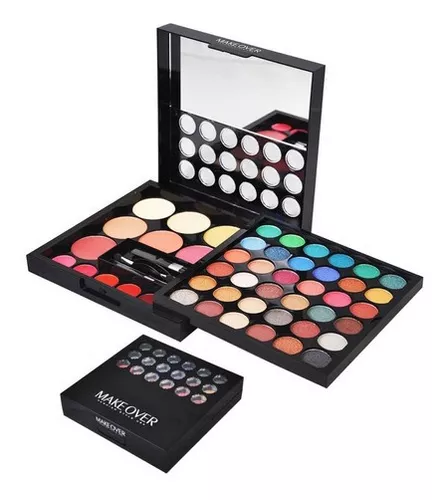 Set Maquillaje Maletin Makeover Sombras Rubor Labial Fms-04