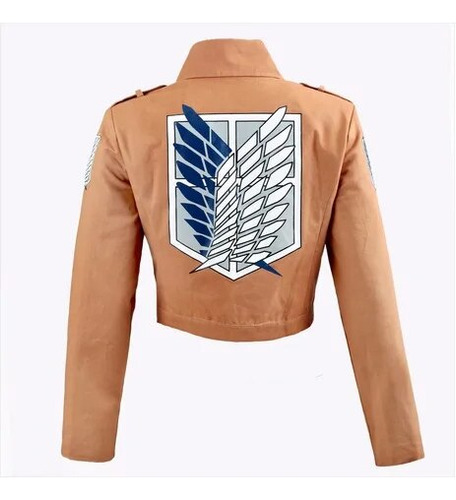 Chaqueta Shingeki No Kyojin Levi Rivaille Capa Disfraz De