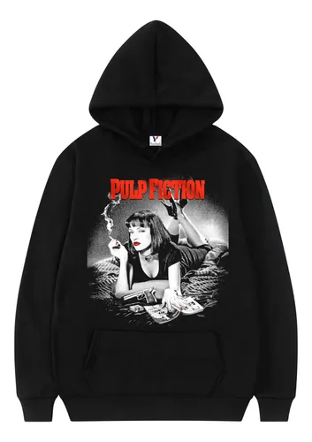 Sudadera mujer Pulp Fiction con capucha - Factory Of Riojans