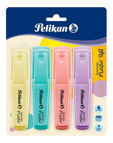 Imagen 1 de 1 de Resaltador Pelikan Flash X 4