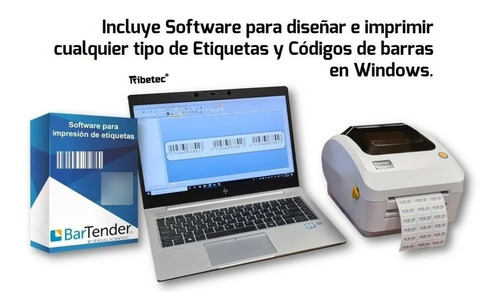 Ribetec Rt-420me Impresora Etiquetas Térmica Usb Ethernet