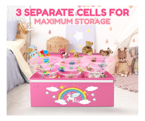 Rutifun Xl Unicorn Box De Unicornio Almacenamiento De Pecho