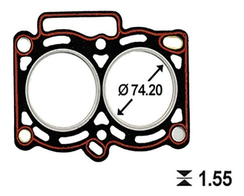 Junta Tapa Cilindros Daihatsu Wide Cab  547cc  L40/s10/s60