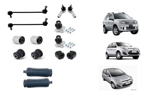 Kit De Tren Delantero Ford Fiesta/ecosport 2003/2012 14 Pzas