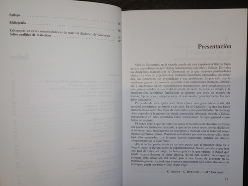 Libro Materiales Para Construir La Geometría Alsina Burgués