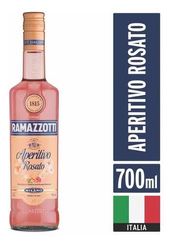 Ramazzotti Spritz Licor Aperitivo Rosato Italiano 