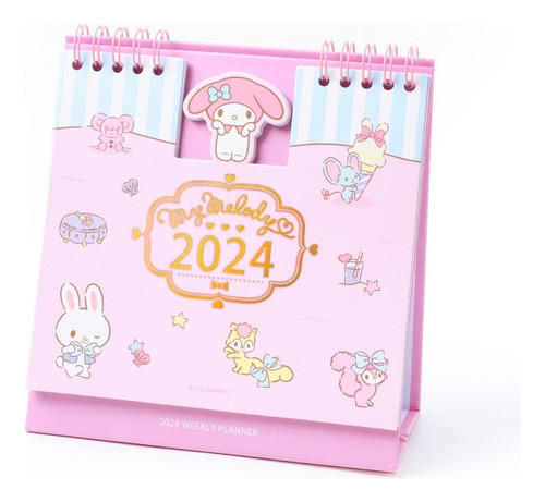 Hello Kitty Sanrio Calendario De Escritorio 