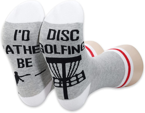 Tsotmo Disc Golf Socks Golfing Socks Id Rather Be Disc Golfi