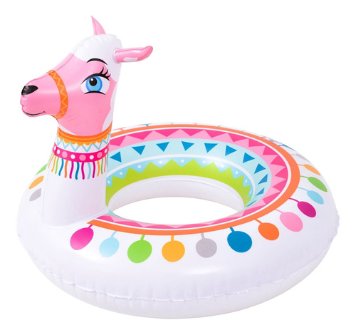 Flotador Inflable Redonde Llama Flaber