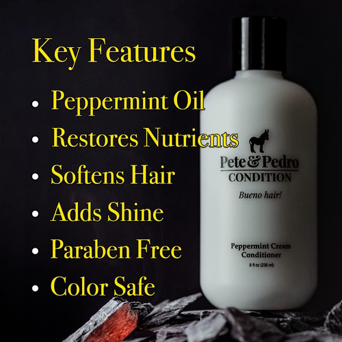 Pete & Pedro Clean & Condition Set, Kit De Shampoo Com Óleo