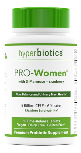 Hyperbiotics Probiticos Pro Para Mujeres | Tabletas De Liber