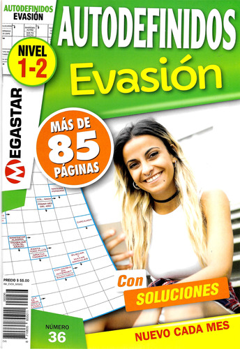 Libro Autodefinidos Evasión. Nivel 1-2 #36 Lku