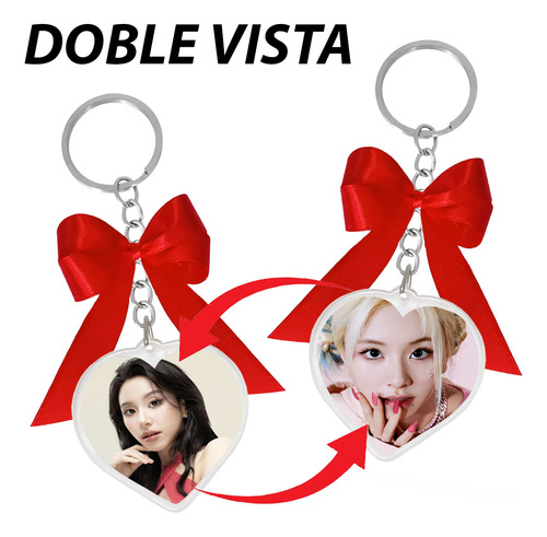 Chaeyoung Twice Bolsa Llavero San Valentin Collar Kpop