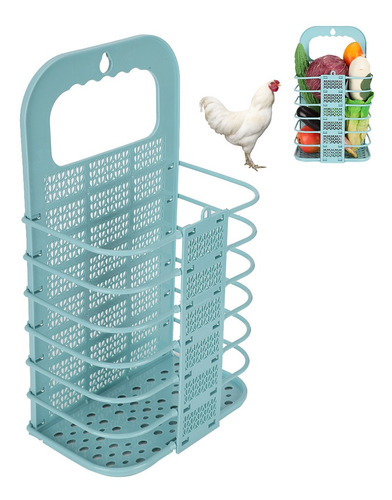 Cesta Plegable Para Pollo Y Verduras, Pollas, Gallinas, Frut