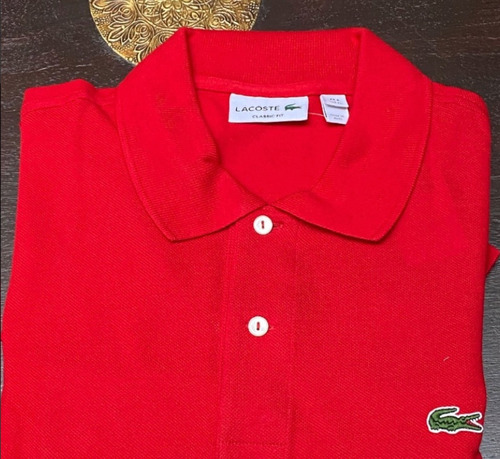 Playera Polo Lacoste Xl Rojo