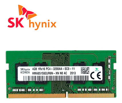 Memoria Para Portátil Compatible Con Sk Hynix 4gb Ddr4