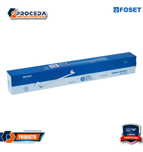 Toallero Con Barra De Acero Inoxidable, Foset 49405