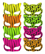 Comprar 10 Mascara Antifaces Neon Fiesta Antifaz Disfraz Batucada