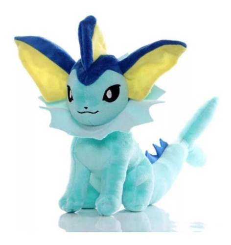 Pelúcia 23cm Pokémon Vaporeon Anime