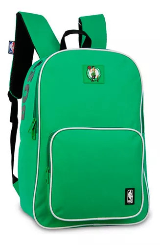 Mochila Nba Boston Celtics Reforzada Urbana Diaria Color Verde claro Diseño de la tela Liso