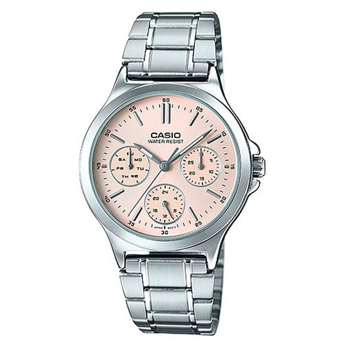 Reloj Casio Mujer Ltp-v300d-4a Análogo Pulso Metálico Multia