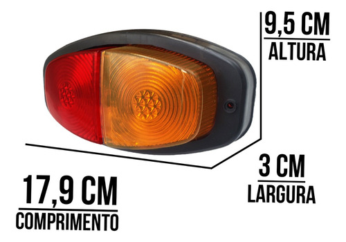 Kit Eletrico Instalação Lanterna Carretinha Reboque Completo