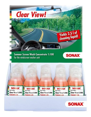 Sonax Vision Clara 1:100 Concentrado Display 25ml