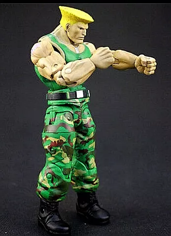 Guile Street Fighter Original Neca 18 Cm Soldado Coronel