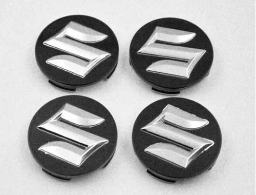 Centros De Llantas Insignia Suzuki 54 Mm Negros