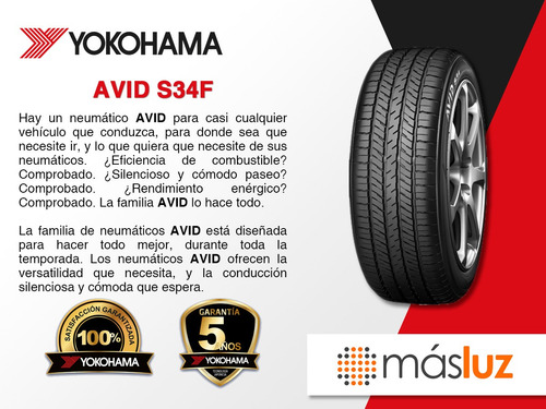 1 Llanta Avid S34f Yokohama 185/55r15 82v