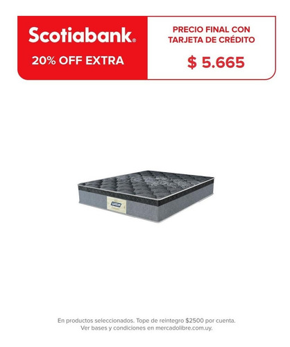 Colchon 2 Plazas Espuma Alta Densidad Ortopedico Summer 1.40