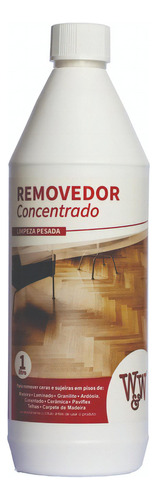 Removedor De Cera Piso Laminados E Vinilicos Limpo 1l W&W