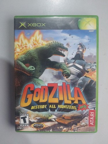Godzilla Destroy All Monsters Melee Para Xbox Original (Usado)