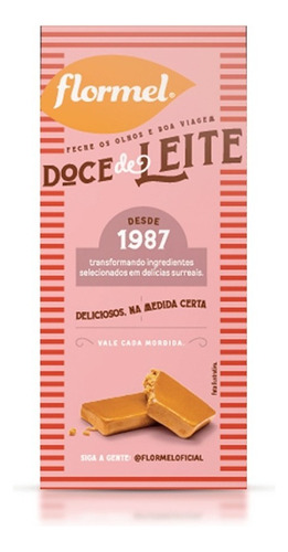 Pack Doce de Leite Flormel Caixa 60g 3 Unidades