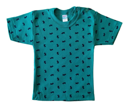 Imagen 4 de 7 de Playera Para Niño 6 Piezas Manga Corta 100% Algodón 1-3 Años