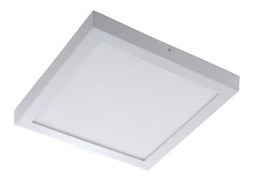 Panel Plafon Led Aplicar Cuadrado 24w Blanco Neutro 30x30cm Color Blanco neutro 4000K